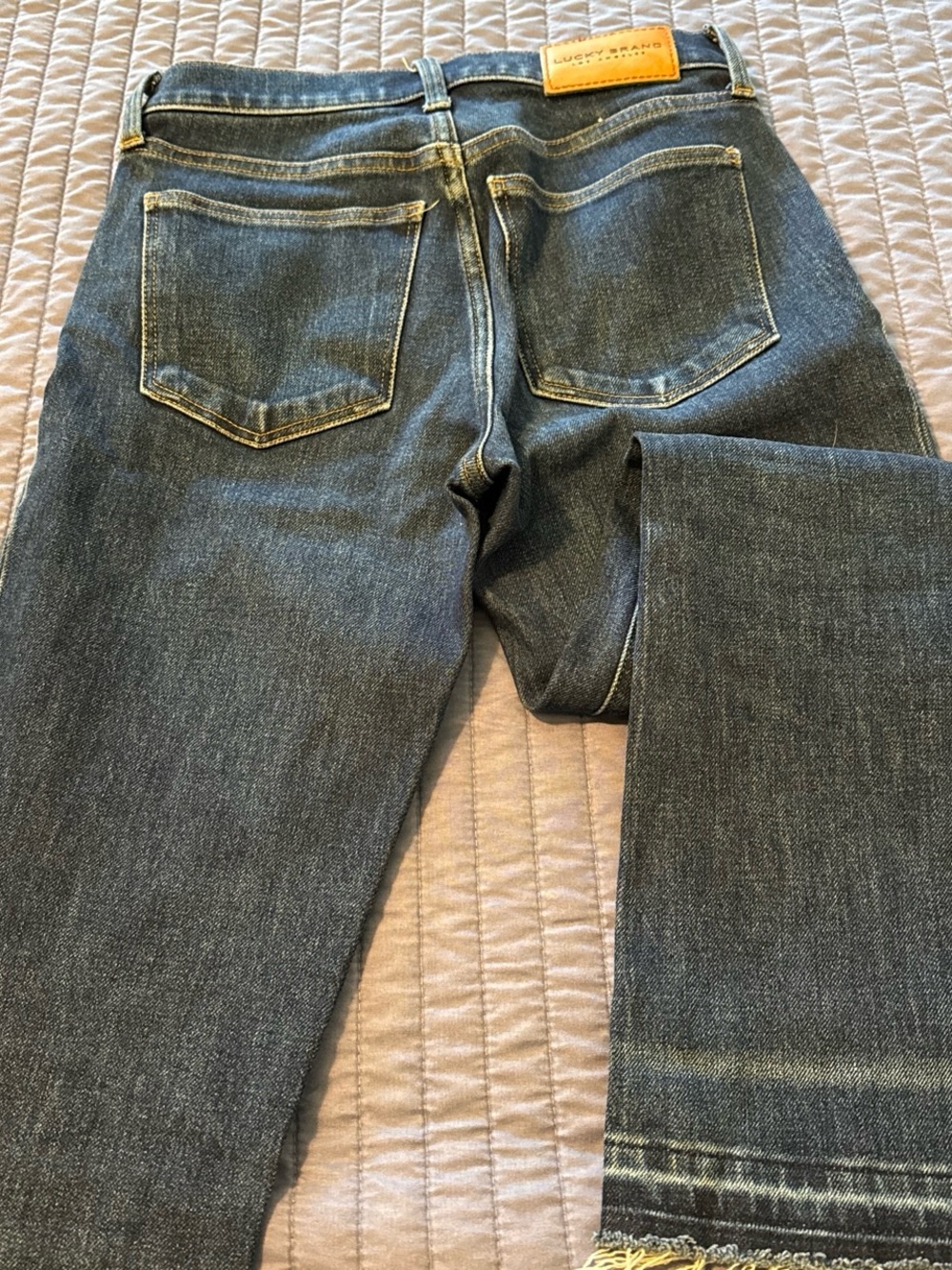 Lucky Brand Straight-Leg Jeans in Dark Indigo